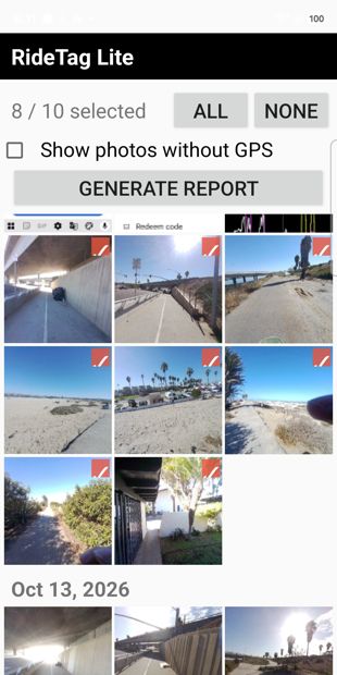 Photo selection