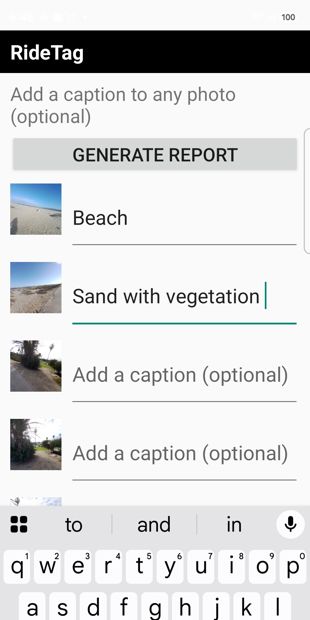 Review and edit captions